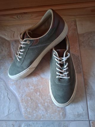 Zapatillas Springfield Talla 43 Verde/Marrón