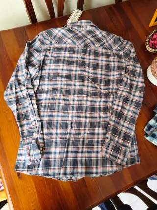 Camisa Jack & Jones cuadros azul y rojo