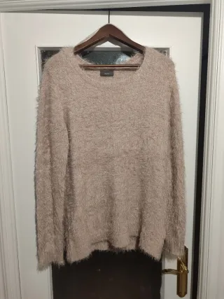 Jersey rosa suave talla L