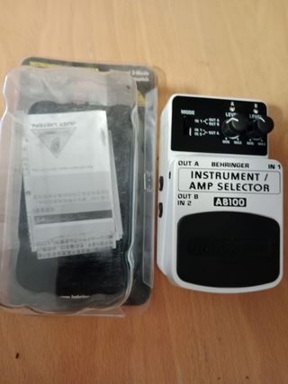 Behringer AB100 Selector de Amplificador