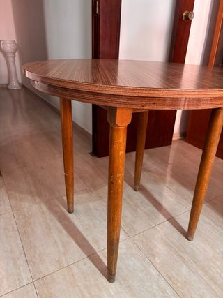 Mesa camilla redonda madera 80cm