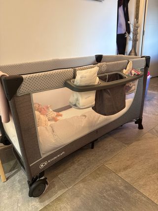 Cuna de viaje Kinderkraft 2 niveles de altura