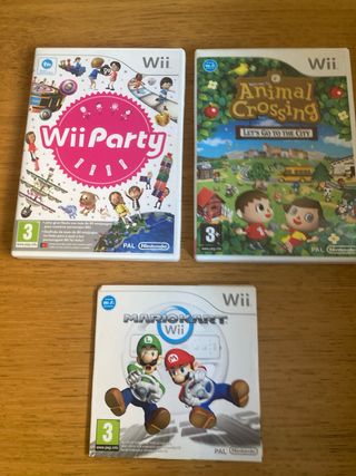 Consola Nintendo Wii Negra + Accesorios y Juegos