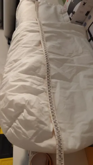 Saco capazo algodón blanco reversible