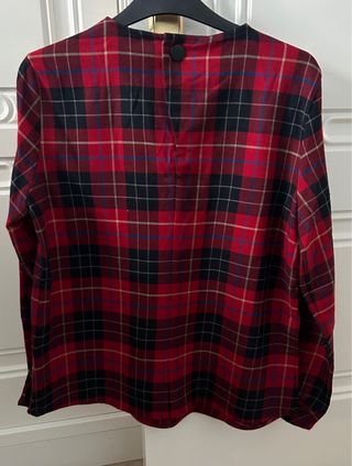 Camisa cuadros Mango