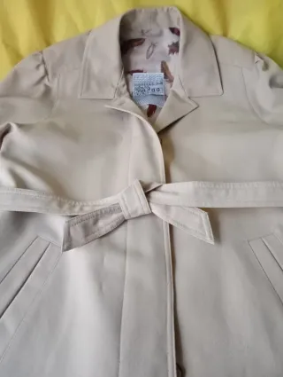 Gabardina Beige Mujer Talla XL