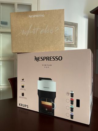 Cafetera NESPESSO Vertuo Pop KRUPS Blanco