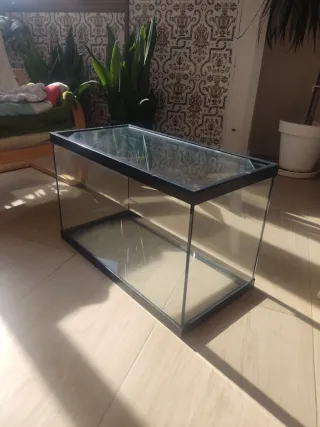 Acuario Rectangular Negro