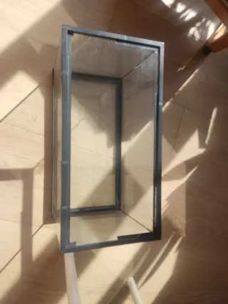 Acuario Rectangular Negro