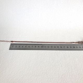 Collana in rame con pietre naturali e vetro Murano