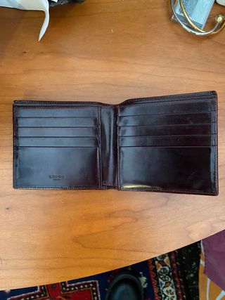 Cartera de piel Loewe marrón