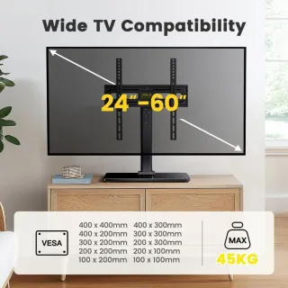 Soporte Giratorio TV Sobremesa Universal 32"-60"