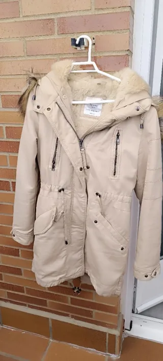 Abrigo parka mujer con capucha