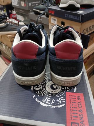 Zapatillas deportivas Carrera azul y blanco t 40