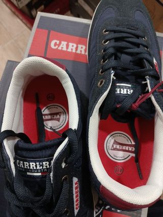 Zapatillas deportivas Carrera azul y blanco t 40