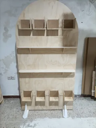 Panel Decorativo Blanco Madera