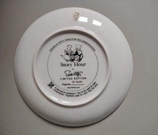 Piatto decorativo Teddy Bear e gattini.