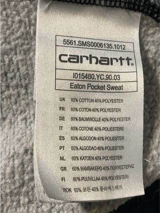 Sudadera Carhartt Azul Marino Talla L