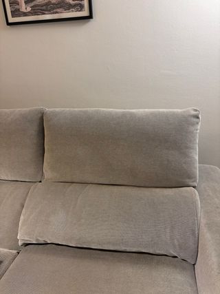Sofá de 3 plazas y cojines