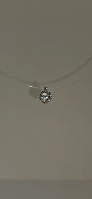 Collar circonita plata