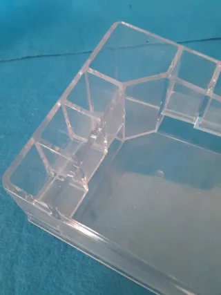 Organizador de Maquillaje Acrílico Transparente