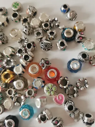 90 Abalorios Pulsera Tipo Pandora