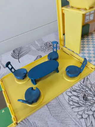 Casa Juguete Peppa Pig con muñecos