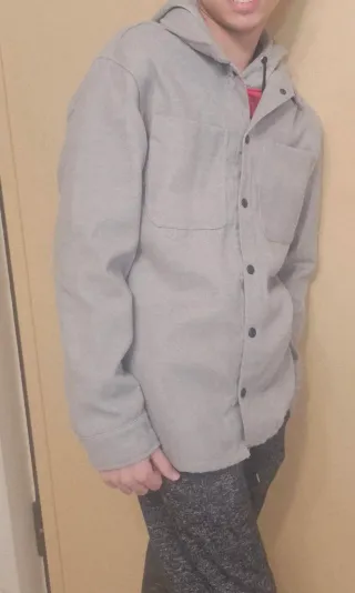 Camicia uomo manica lunga JustWest grigia