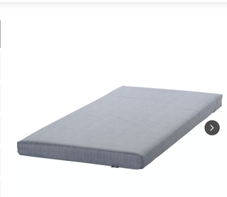 Colchão espuma firme azul claro 90x200 cm