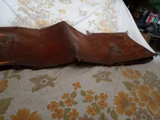 Alforjas de cuero para caballería