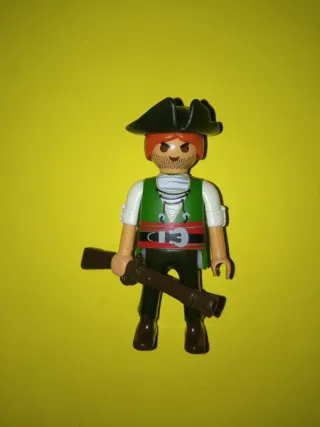 Playmobil figura Pirata marinero barco goleta isla