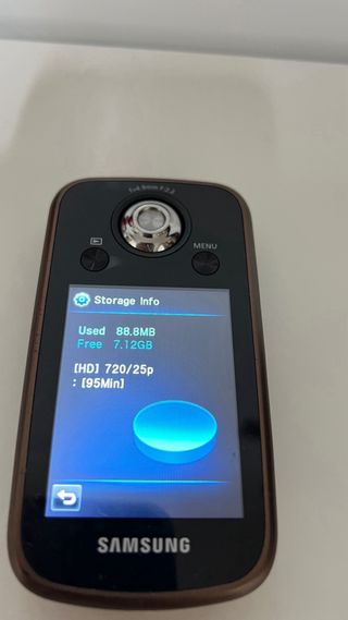 Videocámara Samsung Full HD 8MP