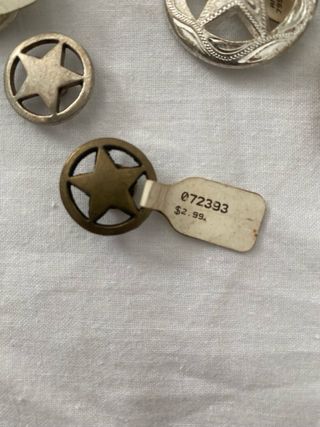 Lote de 10 Apliques y Hebillas Estilo Western