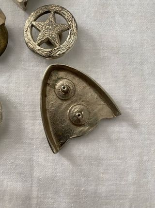 Lote de 10 Apliques y Hebillas Estilo Western