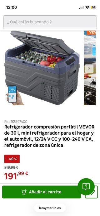 Congelador nevera portátil VEVOR 30L