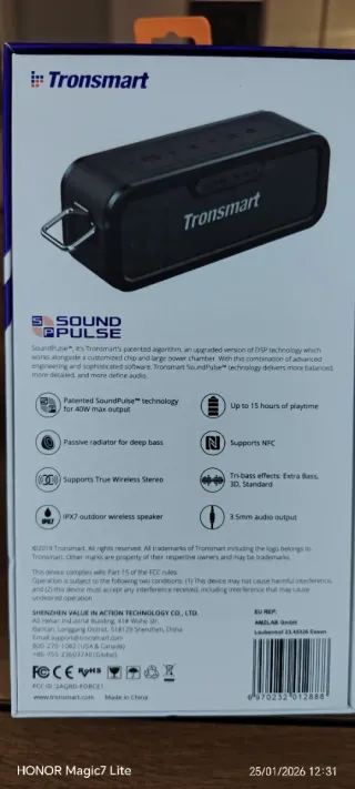 Dos Altavoces Tronsmart Element Force Negro