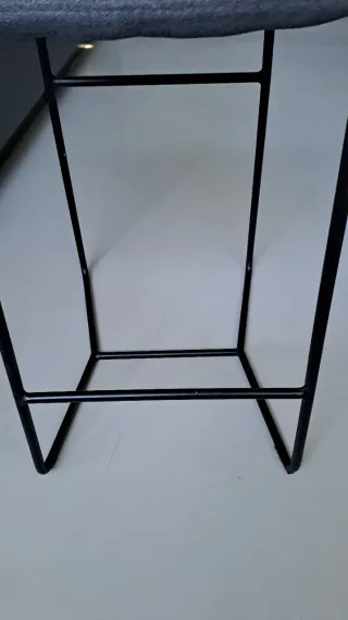 Taburete Alto Gris 62cm, 4 unidades