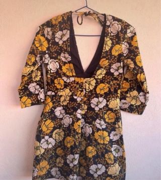 Vestido retro floral Zara