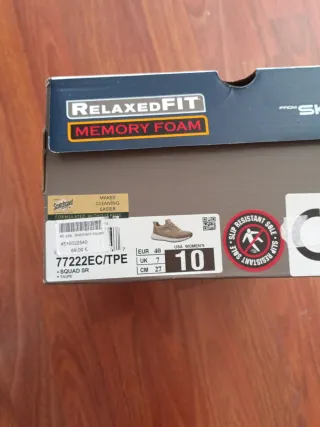 Skechers Work Slip Resistant Zapatillas Beige