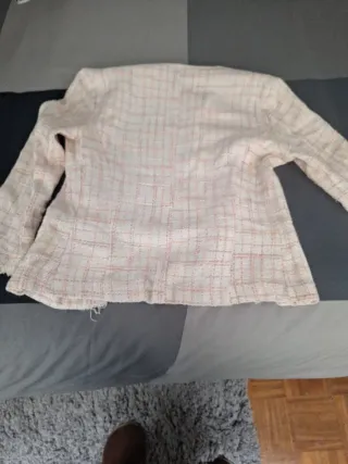 Chaqueta FUNNEL Beige y Rosa