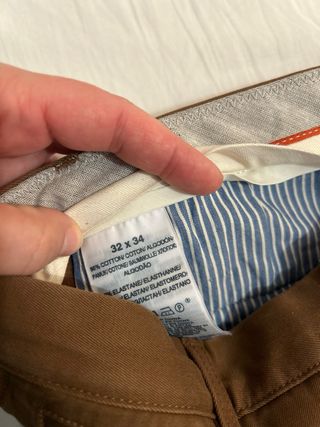 Pantalones chinos Dockers camel T.32x34