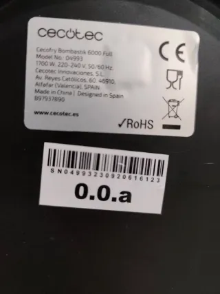 Cecotec Cecofry Bombastik 6000 Freidora