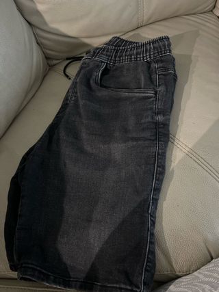 Zara Vaquero Corto Hombre Negro