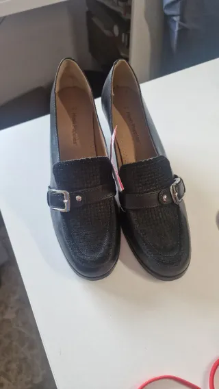 Zapatos Hush Puppies Piel Tacón Talla 40