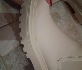 Botas blancas estilo Chelsea