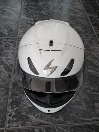Casco Moto Scorpion EXO-750 Blanco Integral