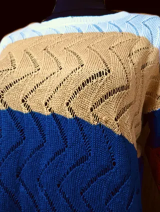 Jersey Talla Única Rayas Zigzag