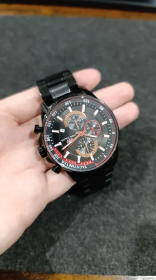 Reloj Mini Focus Cronógrafo Elegante (SIN PILA)