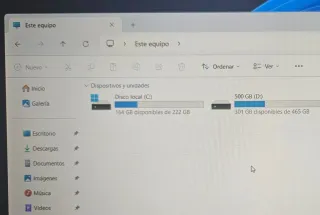Portátil Lenovo i7 GTX 1050 Negro