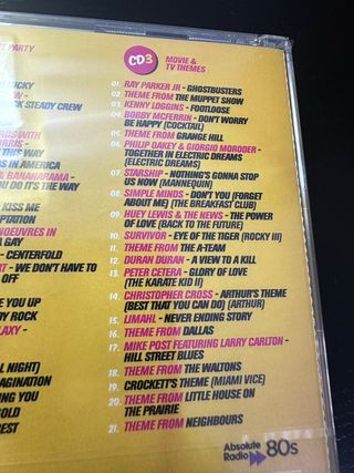 Boxset 3 CDs I Grew Up In The 80s